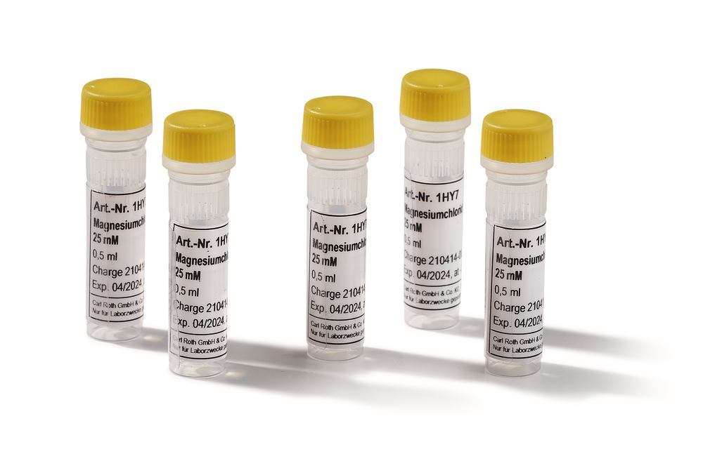 Magnesium chloride solution, 25 mM, sterile, for molecular biology, 1 ml - Luminix Health