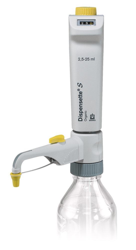 Dispensette® S Organic, digital, with recirculation valve, vol. 2.5-25 ml - Luminix Health