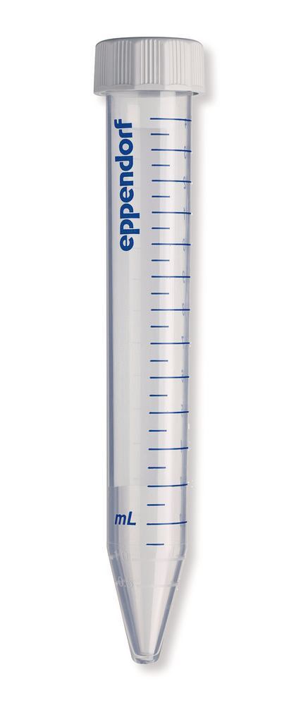 Eppendorf centrifuge tube, 15 ml, PP, sterile, 15 ml, Ø17 x H121 mm, 10 x 50 - Luminix Health