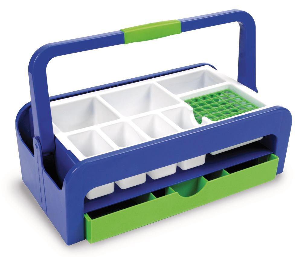 Droplet(TM) transport container, With frame for 13 mm tubes, 1 unit(s) - Luminix Health