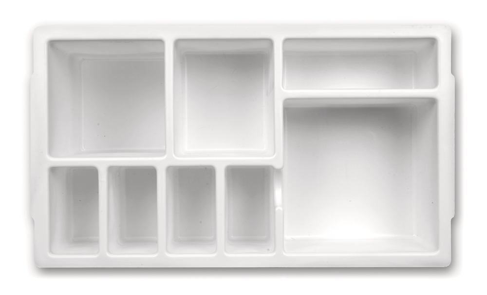 Insert f. Droplet(TM) transport cont., Suitable for 36 x 16 mm frame, 4 unit(s) - Luminix Health