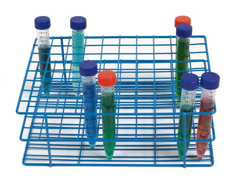 Frame for sample tubes, 8x10, for tube Ø 16-20 mm, 1 unit(s) - Luminix Health
