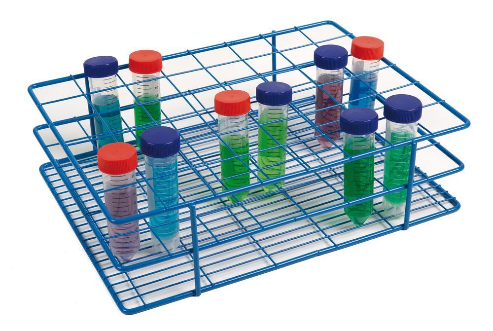 Frame for sample tubes, 6x8, for tube Ø 35-40 mm, 1 unit(s) - Luminix Health