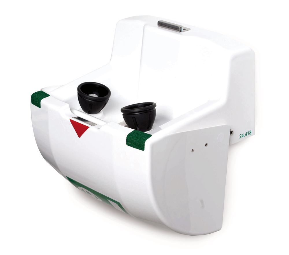 Image of Eye shower with collection basin