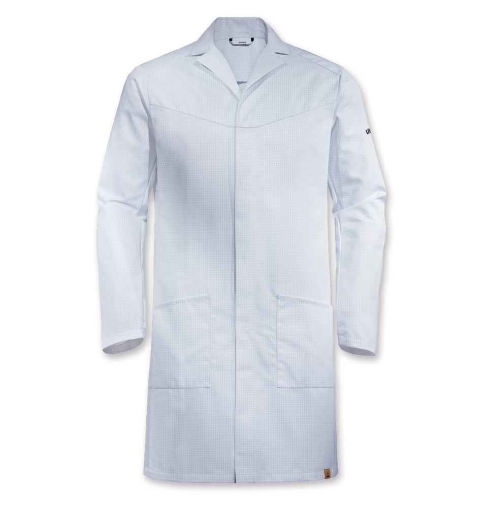 uvex suXXeed ESD 7464 men's coat, white, size S, 1 unit(s) - Luminix Health