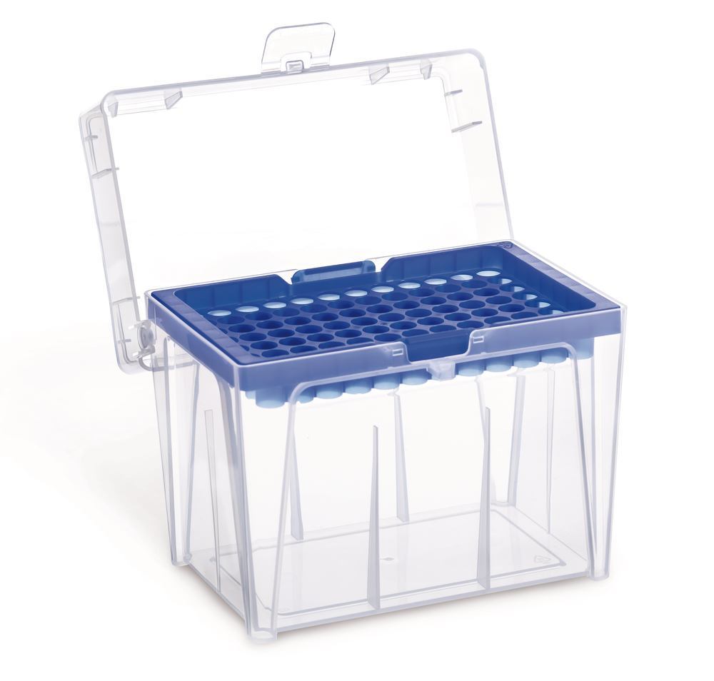 Sapphire pipette tips box, For 1000-1250 µl pipette tips, 10 unit(s) - Luminix Health