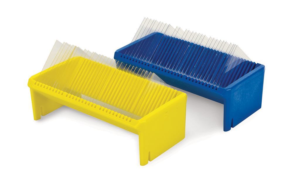 Wash-N-DryTM Coverslip rack, blue, 1 unit(s) - Luminix Health