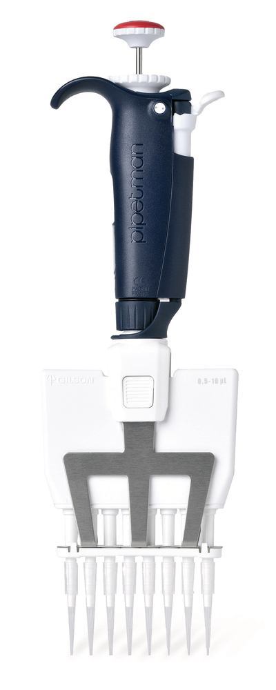 Multi-channel microlitre pipette, Pipetman® L 8-channel, 0.5-10 µl, 1 unit(s) - Luminix Health