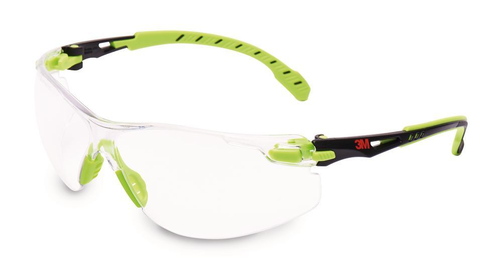 Solus 1000 safety glasses, Acc. to EN 166, EN 170, UVprot, grn/blk, 1 unit(s) - Luminix Health