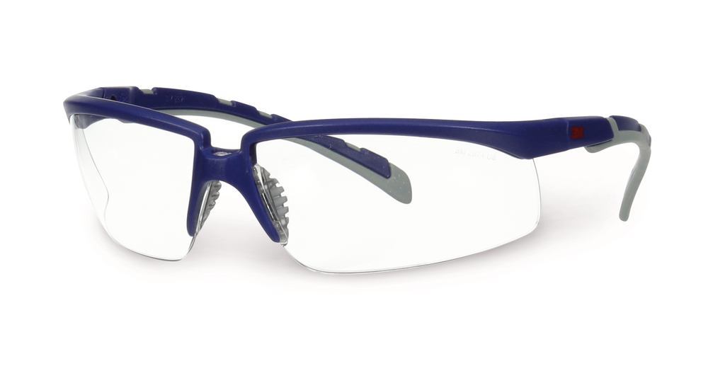 Solus 2000 safety glasses, Acc.to EN 166, EN 170, UVprot, grey/blue, 1 unit(s) - Luminix Health