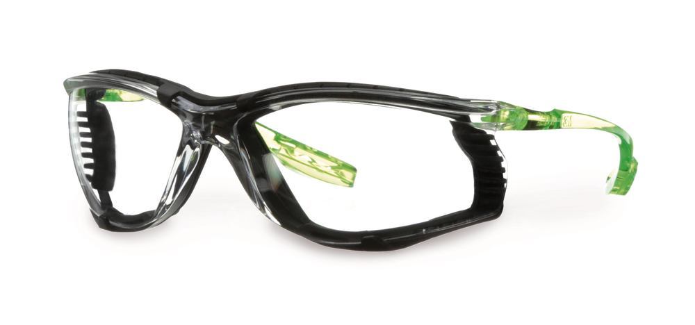 Solus CCS safety glasses, with foam frame, clear, UV protection, 1 unit(s) - Luminix Health