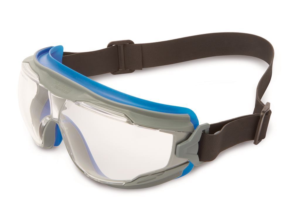 GoogleGear 500 wide-vision goggles, With neoprene band, grey/red, 1 unit(s) - Luminix Health