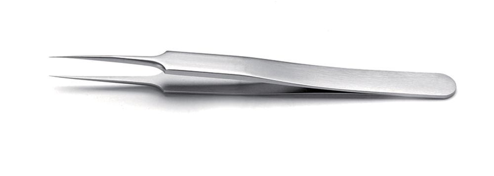 ROTILABO® precision tweezers, Straight S type 5, L 110 mm, SS 0.07 mm, 1 unit(s) - Luminix Health