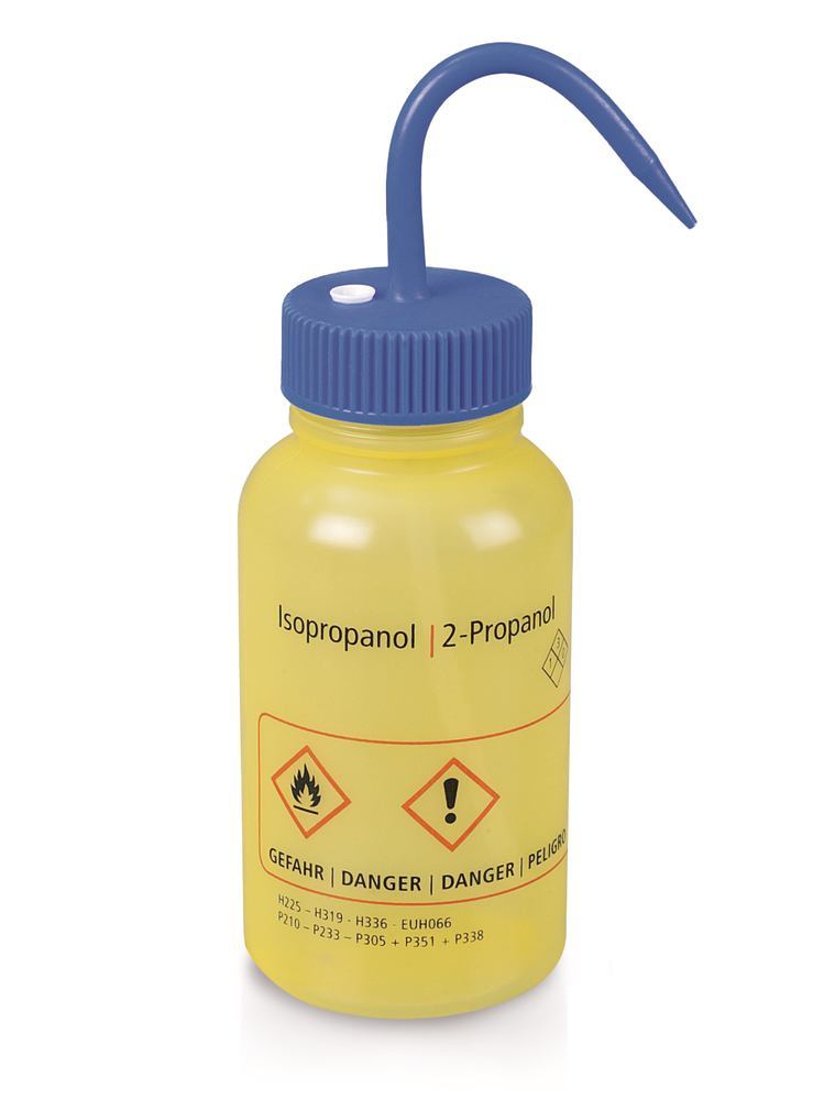 Wash bottle with venting valve, LDPE, isopropanol, 500 ml, 1 unit(s) - Luminix Health