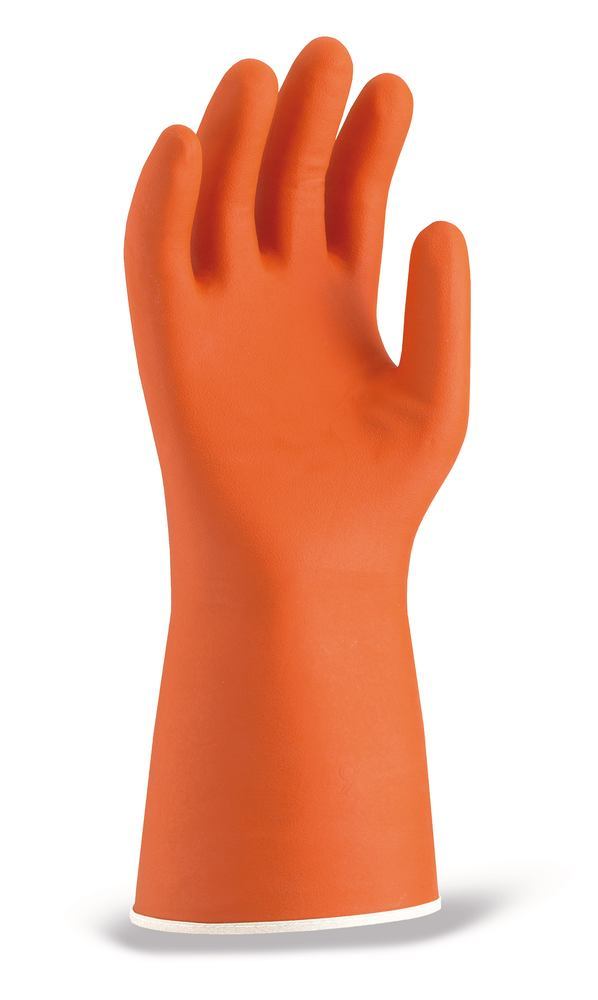 u-chem 3500 chemical protection gloves, Length 32 cm, size 8, 1 pair - Luminix Health
