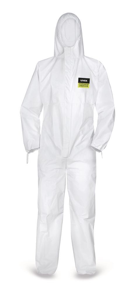 uvex classic light 7687 sing.-use overa., Type 5/6, white, size 2XL, 1 unit(s) - Luminix Health
