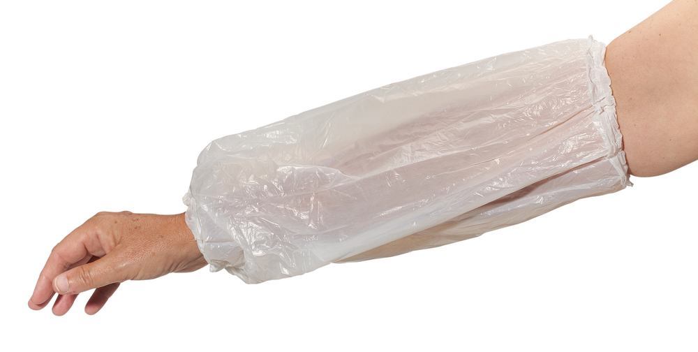 MEDI-INN oversleeves, PE, thickness 20 µm, length 40 cm, white, 500 unit(s) - Luminix Health