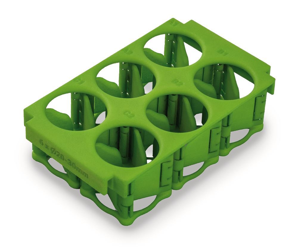Storage box insert for sample vials , 6 x Ø 20-30 mm, 1 unit(s) - Luminix Health