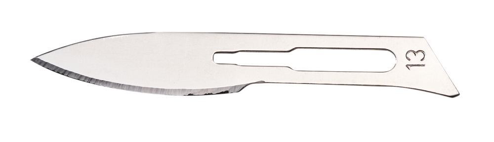 Scalpel blades, type 13, Sterile, 100 unit(s) - Luminix Health