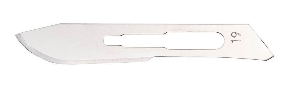Scalpel blades, type 19, Sterile, 100 unit(s) - Luminix Health
