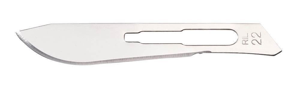Scalpel blades, type 22, Sterile, 100 unit(s) - Luminix Health