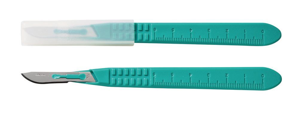 Disposable scalpel, Sterile, type 10, 10 unit(s) - Luminix Health