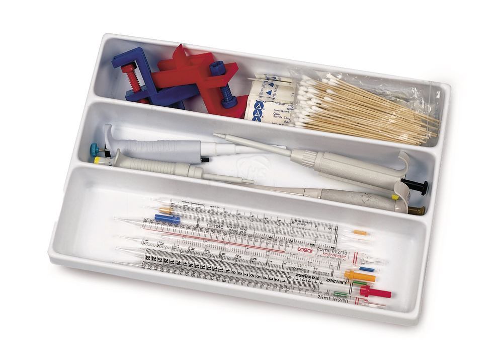 Drawer insert, 454 x 307 x 63 mm, 3 compartments, 1 unit(s) - Luminix Health