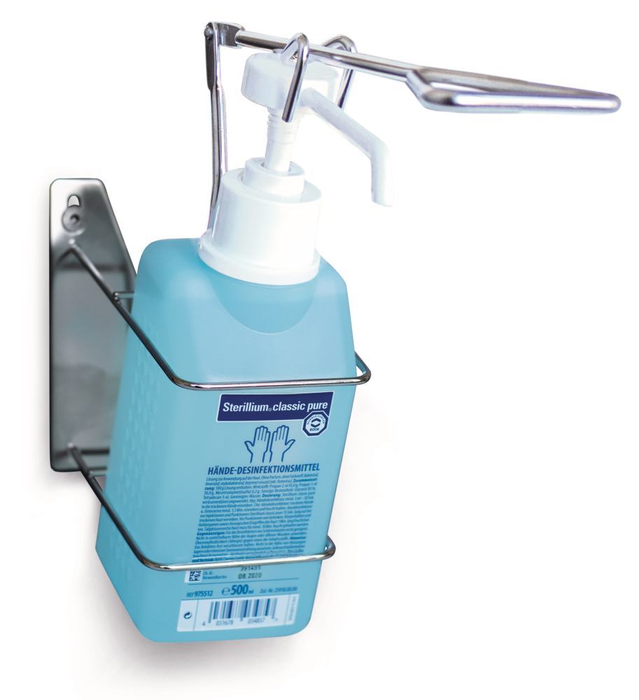 Eurodispenser 2 wall holder, For 1000 ml BODE bottles, 1 unit(s) - Luminix Health