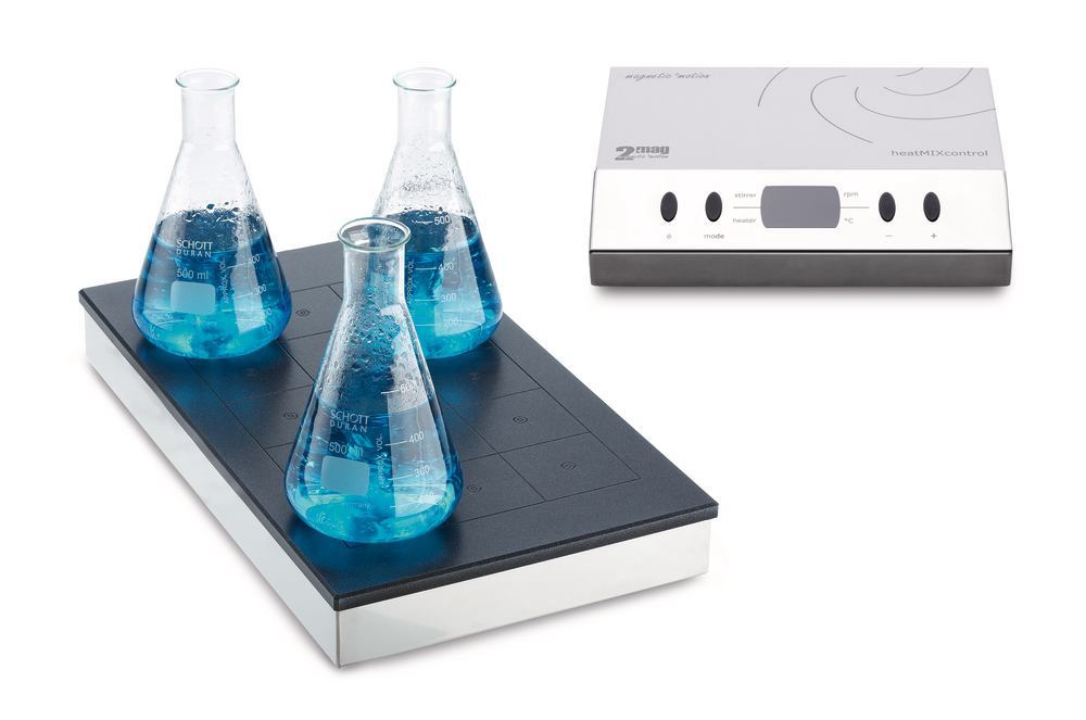 HOTPLATE 6 multi-pos. magnetic stirrer, With heater,, 1 unit(s) - Luminix Health