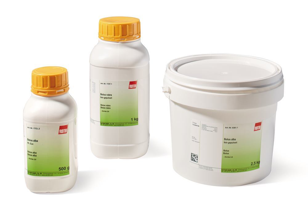 Bolus alba, Ph.Eur., 250 g, plastic - Luminix Health