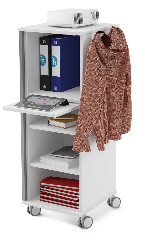 Mobile workstation with shelves, 47 x 50 x 120 cm, art. 1XW0.1