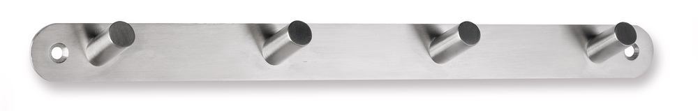 Metal hanging strip, with four straight hooks, 300x250x30 mm, 1 unit(s) - Luminix Health