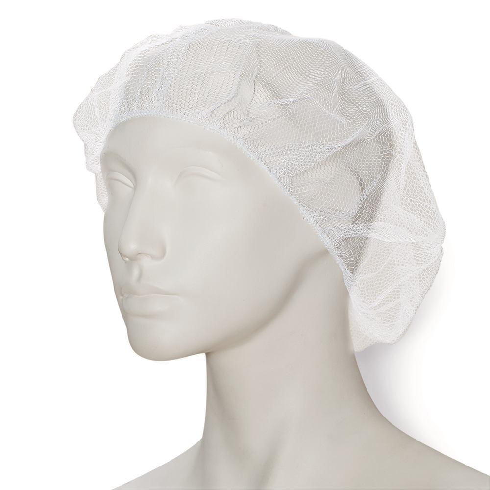 Disposable honeycomb net cover, Nylon, white, Ø 53 cm, 100 unit(s) - Luminix Health