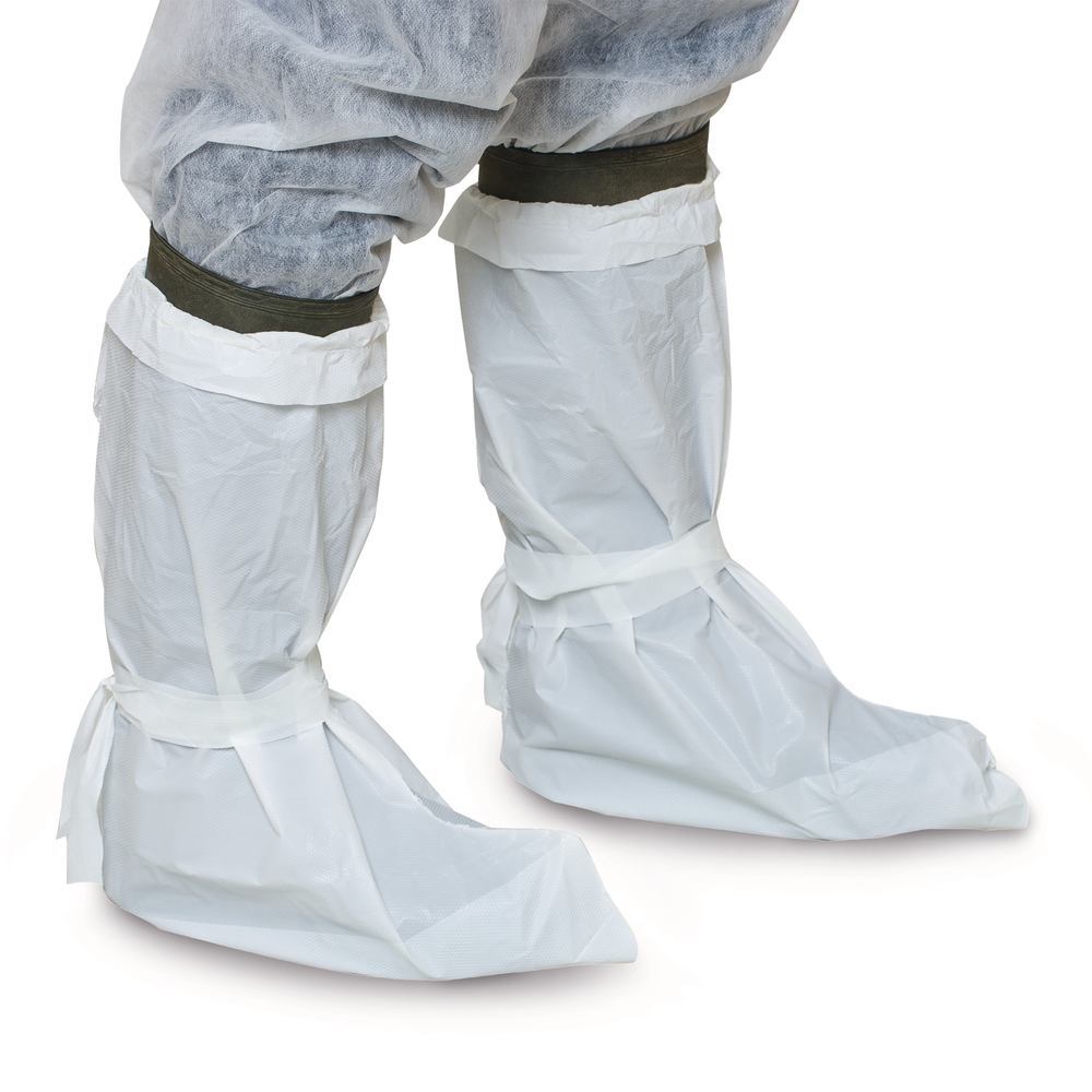CPE disposable overboots, One size, L 40 x H 53 cm, 50 unit(s) - Luminix Health