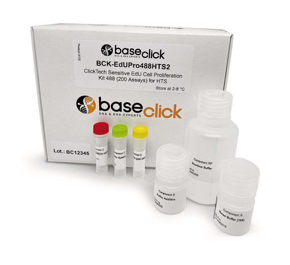 ClickTech EdU Cell Proliferation Kit 488 Sensitive - Luminix Health