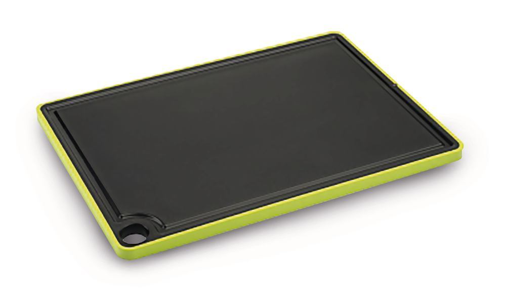 Slip-resistant cutting board, PP, TPE, 265 x 185 x 10 mm, 1 unit(s) - Luminix Health
