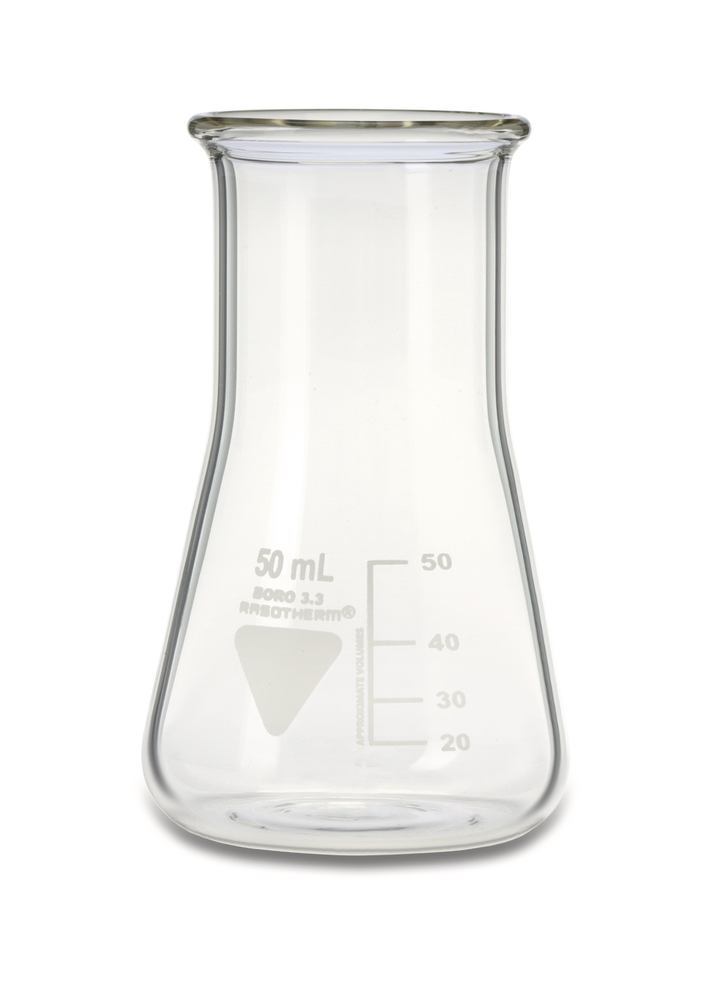 RASOTHERM wide-neck Erlenmeyer flasks, 50 ml, 10 unit(s) - Luminix Health
