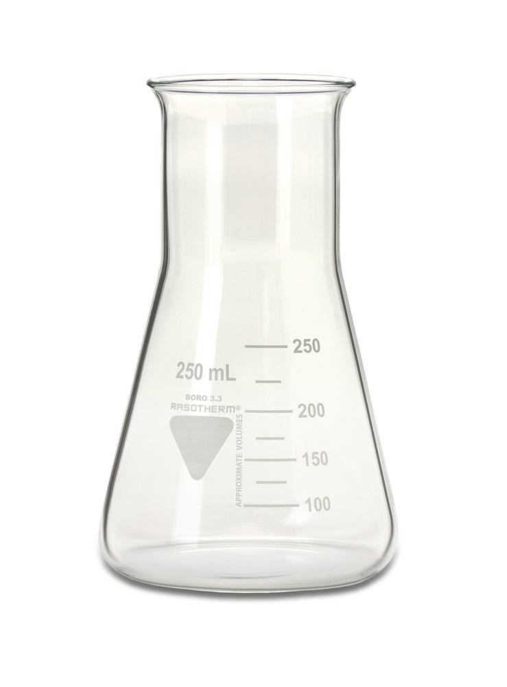 RASOTHERM wide-neck Erlenmeyer flasks, 250 ml, 10 unit(s) - Luminix Health