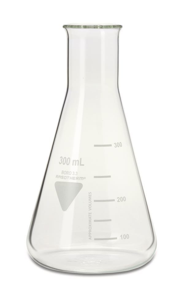 RASOTHERM narrow-neck Erlenmeyer flasks, 300 ml, 10 unit(s) - Luminix Health