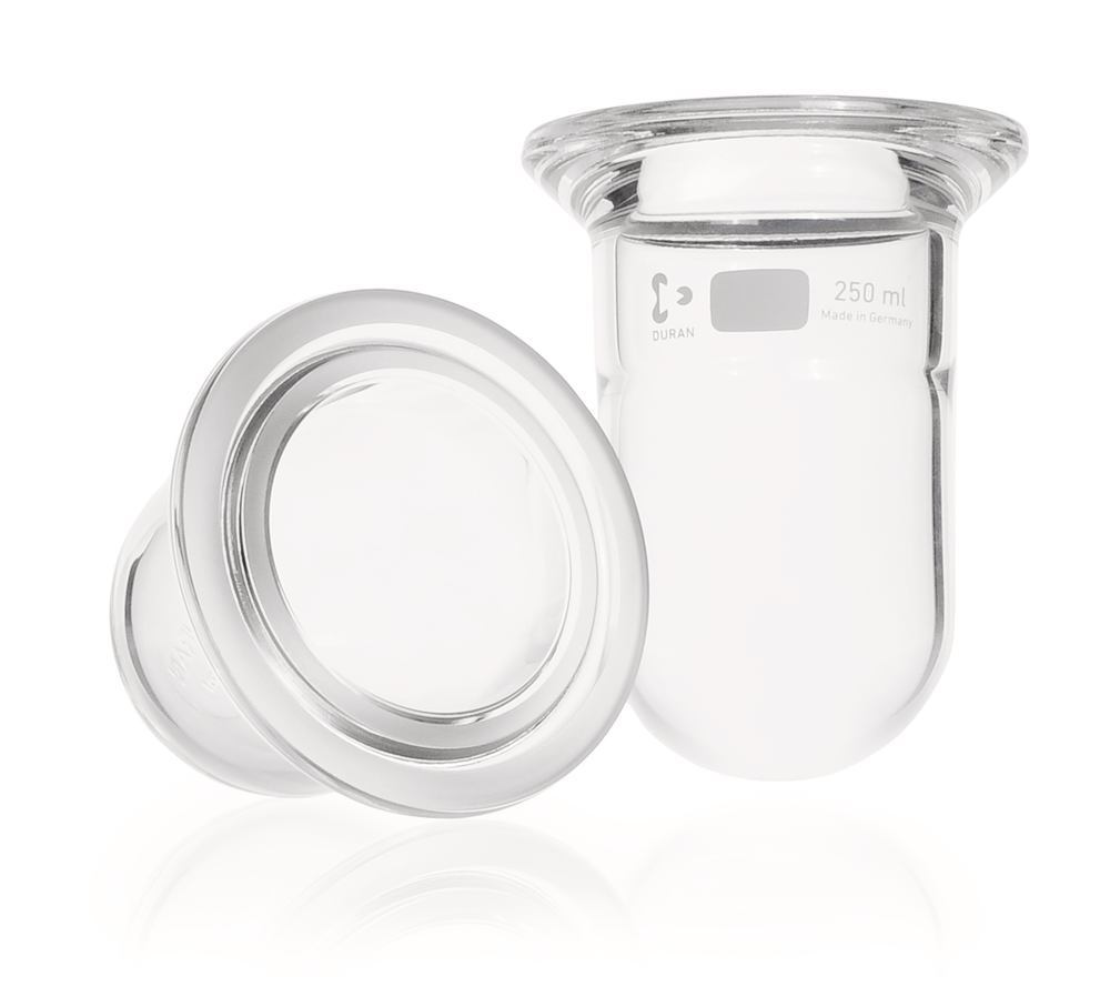 Flat flange reaction vial, DURAN®,, with groove, 4000 ml, 1 unit(s) - Luminix Health