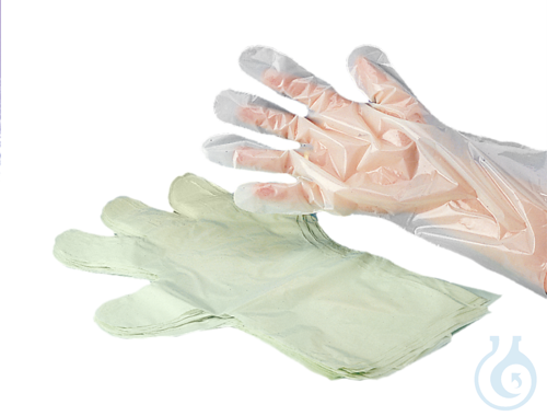 Image of neoLab® gauntlet disposable gloves, men's size, 100 pcs./pack - Luminix Health