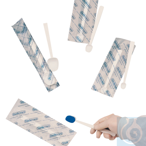 Image of neoLab® Sample Spoons 1.23 ml, individually sterile, 50 pcs./pack - Luminix Health