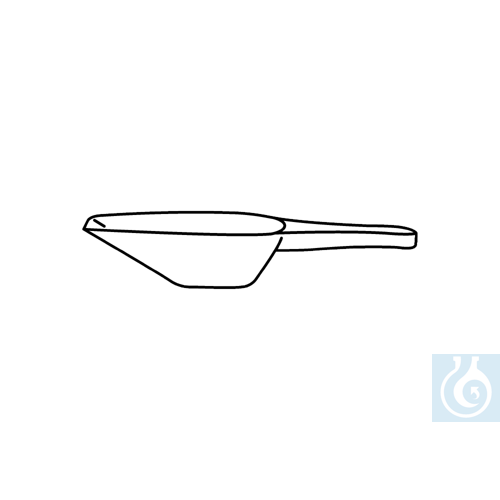 Image of neoLab® aluminum scoop, 62 ml, 155 mm long