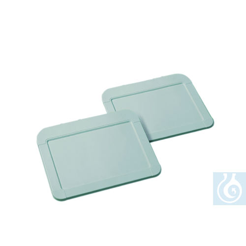 Image of neoLab® plastic lid, gray-white, suitable for 2-3182 - Luminix Health