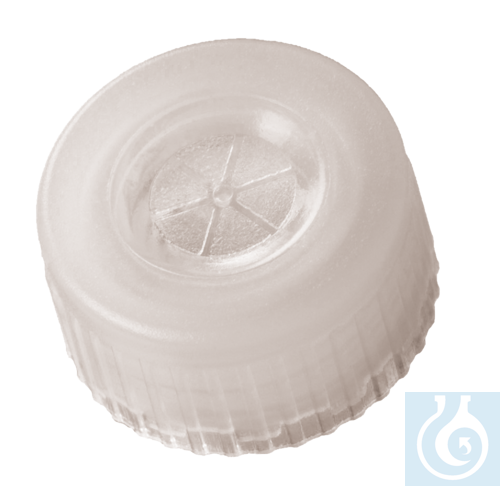 Image of neochrom® Short Thread MS Cap, transparent, with diaphragm - Luminix Health