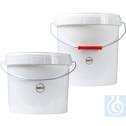 Image of neoLab® plastic bucket, 10 l, round - Luminix Health