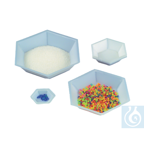 neoLab® Disposable Weighing Dishes 6-cornered, 160 ml, 500 pcs./pack - Luminix Health