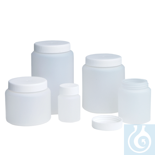 neoLab® HDPE can with screw cap, 1000 ml - Luminix Health