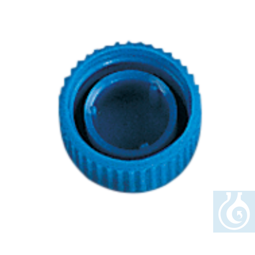 neoChoice Schraubkappe mit Dichtung, blau, 500 St./Pack