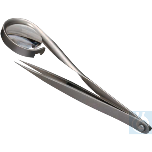 Image of neoLab® tweezers with magnifying glass 8x - Luminix Health